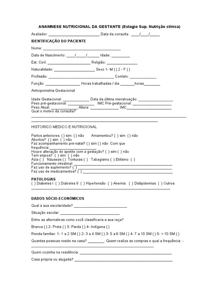 anamnese-gestante-pdf-gravidez-comidas-e-bebidas