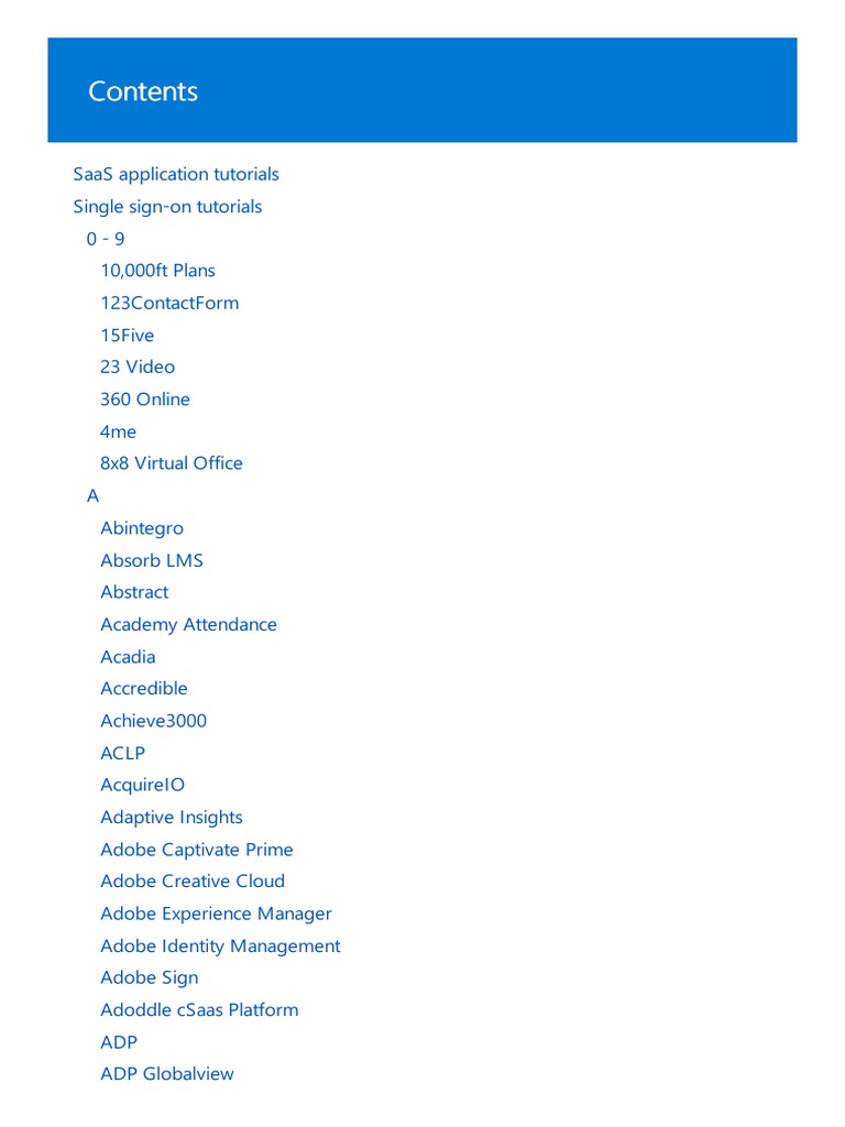 Azure Active Directory Integration With CloudSuite | PDF | Active ...