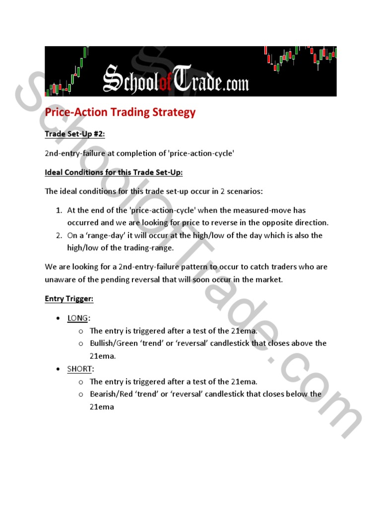 2nd Entry Failure Trading Strategy | PDF | Market Trend | Economics