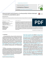 Characterization and Properties of Carboxymethyl Cellulose Hydrogels Crosslinked by Polyethylene Glycol