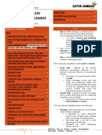 Mechanism of Pain and Pain Management: Questions ANSWERS and Rationale References