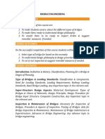 Course Objectives:: Bridge Engineering