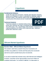 Efficient Market Hypothesis: Fundamental Analysis