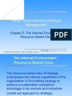 Henry: Understanding Strategic Management: Chapter 5: The Internal Environment: Resource-Based View