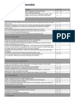 Audit Catering Checklist