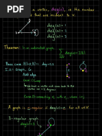 Graph Theory 4 - Vertex Degree and Regular Graphs Notes