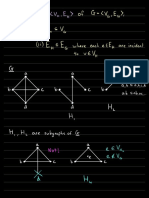 Graph Theory 2 - Subgraphs Notes