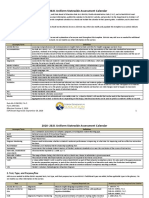 2020-2021 Uniform Statewide Assessment Calendar: 1. Glossary of Assessment Terms