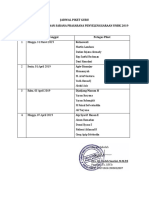 Jadwal Piket Guru