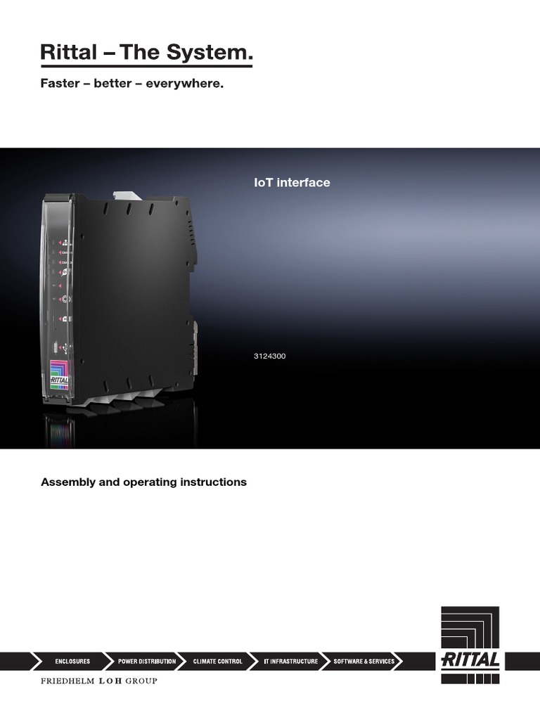 Rittal IoT Interface Installation Guide | PDF
