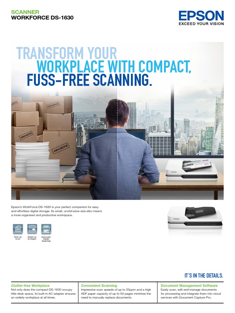 Transform Your: Workplace With Compact | PDF | Image Scanner | Imaging