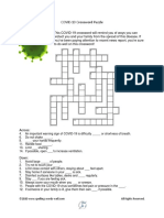 COVID-19 Crossword Puzzle