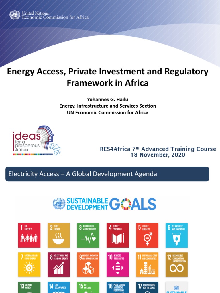 Energy Access - Investment and Regulatory Environment in Africa | PDF ...