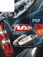Catálogo de produtos de iluminação automotiva