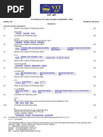 Vit Ap: Foundations For Data Analytics (CSE1006 - 313) Marks: 50 Duration: 90 Mins. Section-1 Answer All The Questions