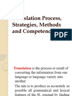 L 5 Translation Process Strategies M