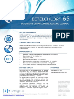 Ficha Técnica Detergente Liquido