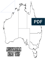 A3 Map of Australia