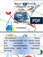 Materi Belajar Bioteknologi