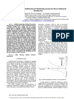 Analysis of The Condition Based Monitoring System For Heavy Industrial Machineries