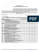 Landcare Worksite Induction Risk Assessment & Control Form
