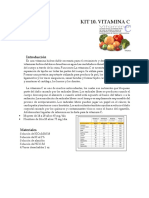 Informe - Vitamina C - Sergio Andres Ardila Perdomo