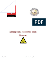 Emergency Blowout Response Plan