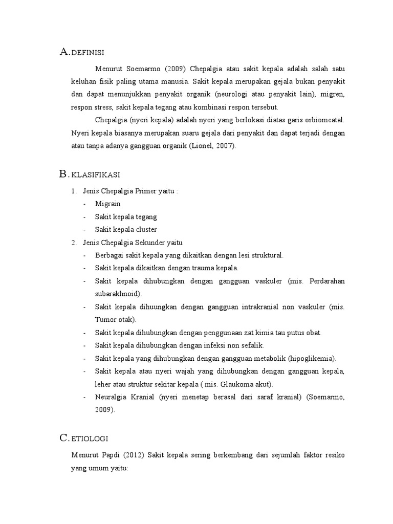 Lp chepalgia pdf
