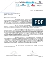 Nota Conjunta Meoni Por Transicion Hidrovia