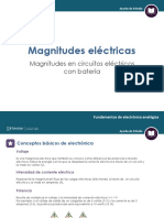 Magnitudes Electricas (Fundamento Electronica Analogica)
