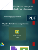 Capacitación Docente Entre Pares