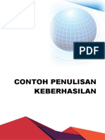 Contoh Penulisan Keberhasilan