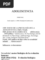 Teorías Adolescencia. Hall Completo