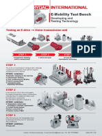 E-Mobility Test Bench: Developing and Testing Technology