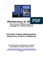 Democracy in Africa: Successes, Failures and The Struggle For Political Reform