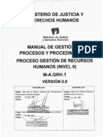 Manual de Gestión de Procesos y Procedimientos - Proceso Gestión de Recursos Humanos (Nivel 0) PDF