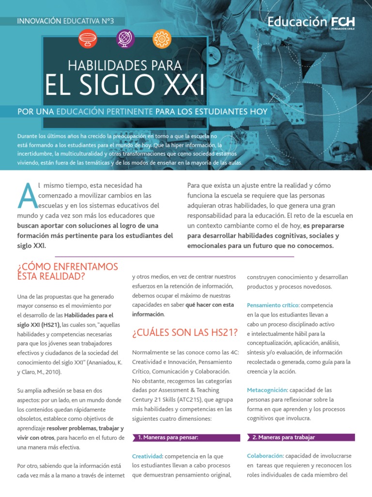 Habilidades Clave del Siglo XXI | PDF | Creatividad | Teoria de la mente
