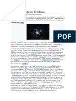 Formación y Evolución de Galaxias