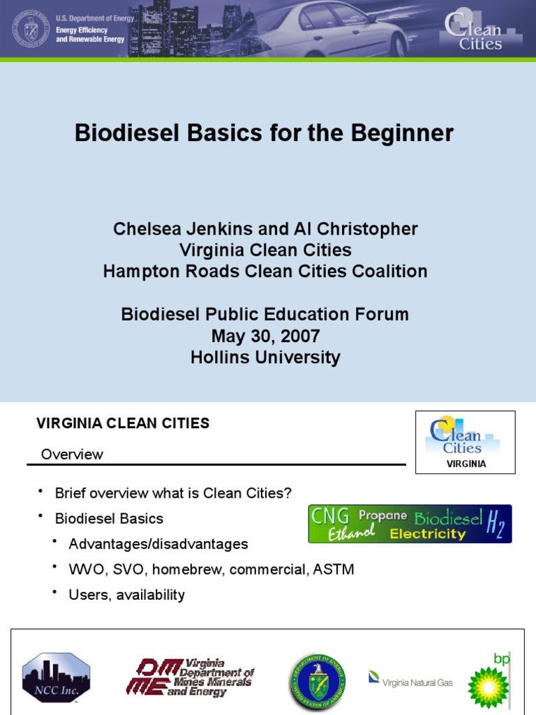 Biodiesel Basics for Virginia Users | PDF | Biodiesel | Biofuel