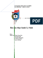 Báo cáo thực tập lý sinh