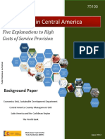 Five Explanations To High Cost of Services Provision