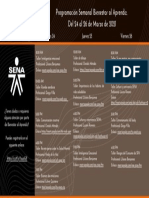 Programación Semana Del 4 Al 2 Marzo de 2021