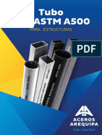 Tubo de Acero LAC ASTM A500 Para Estructuras