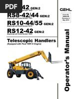 RS6-42 RS8-42/44 RS10-44/55 RS12-42: Telescopic Handlers