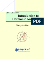 Introduction To Harmonic Analysis