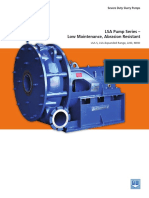 LSA Pump Series - Low Maintenance, Abrasion Resistant: LSA-S, LSA-Expanded Range, LHD, MHD
