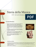 Storia Della Musica - Il Melodramma