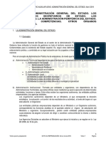 Administración General del Estado: Ministros, Secretarías de Estado y órganos administrativos