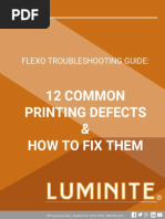 Flexo Troubleshooting Guide - 0B12 Common Printing Defects and How To Fix Them