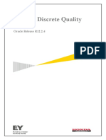 HSPPL: Discrete Quality: MD-070 Oracle Release R12.2.4